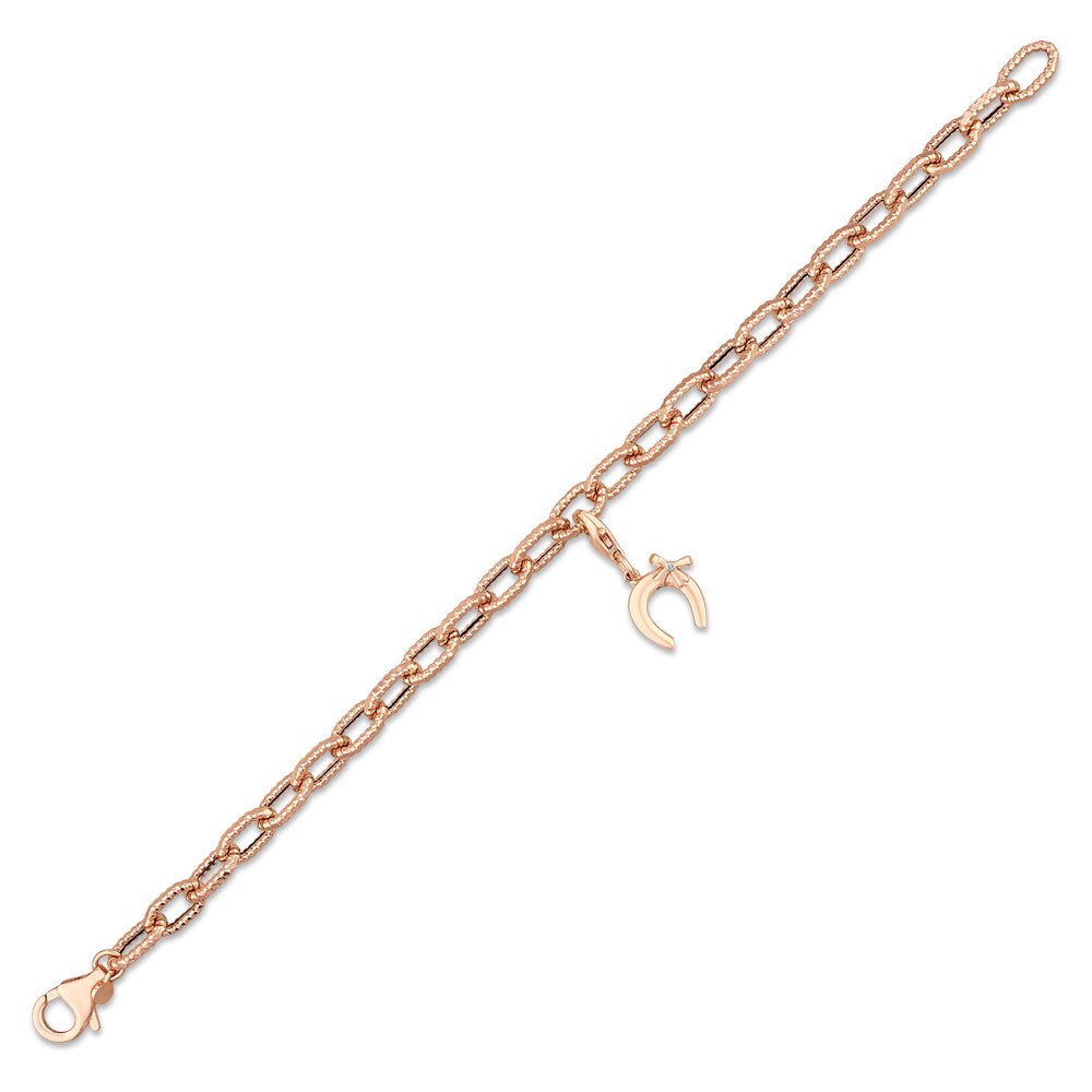 0.01 ct. Charm Hufeisen Armband