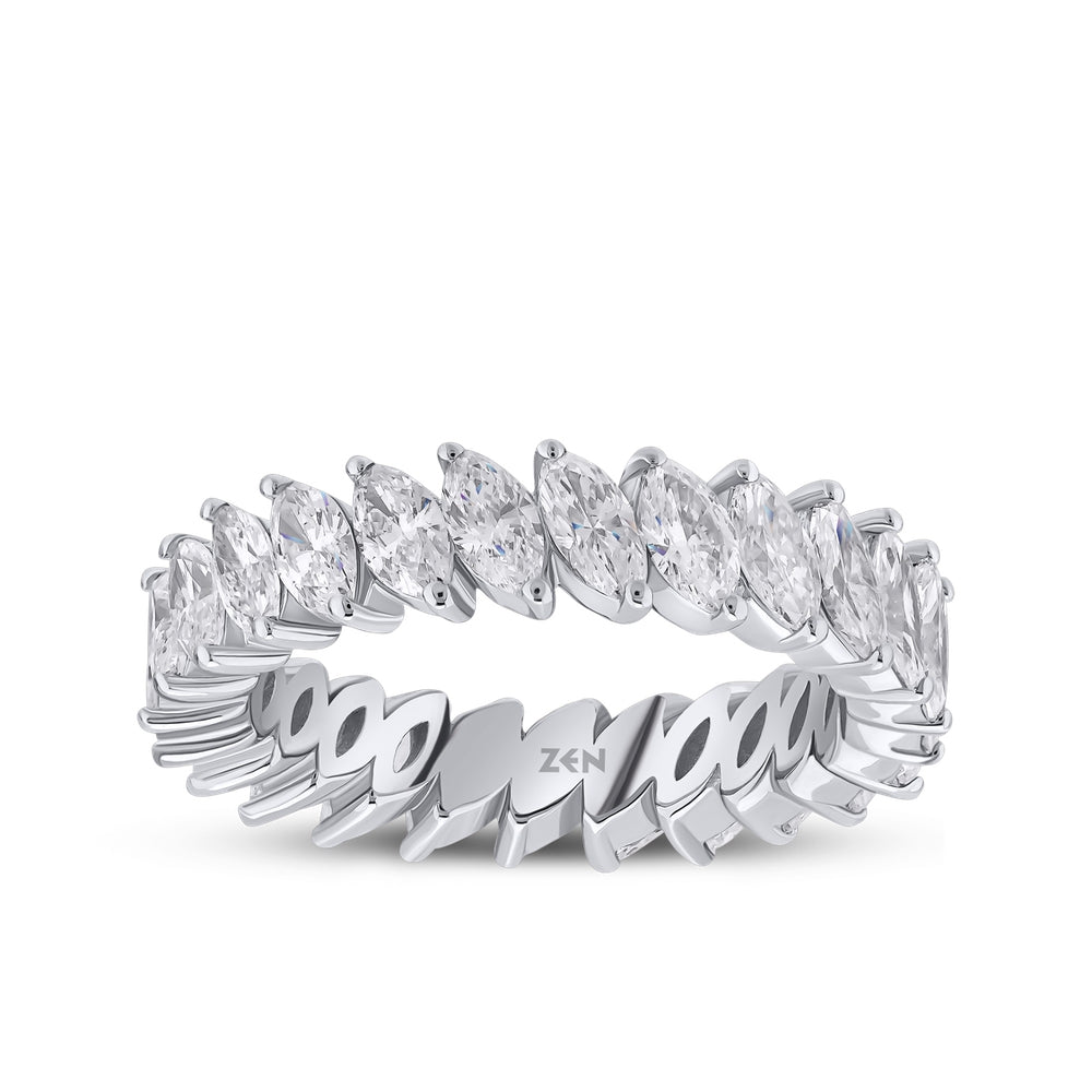 4.20 ct. Memoire Diamantring