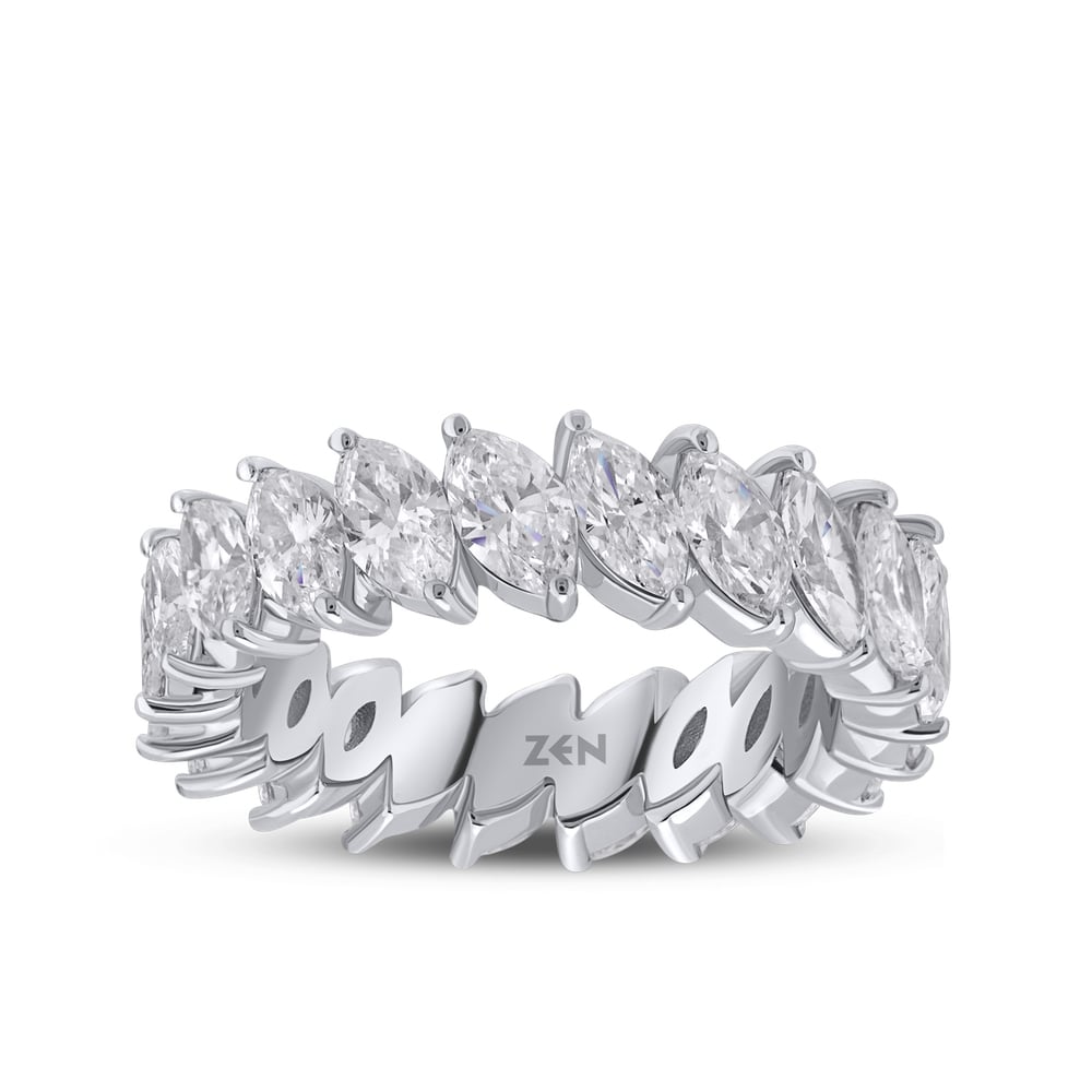 4.00 ct. Memoire Diamantring