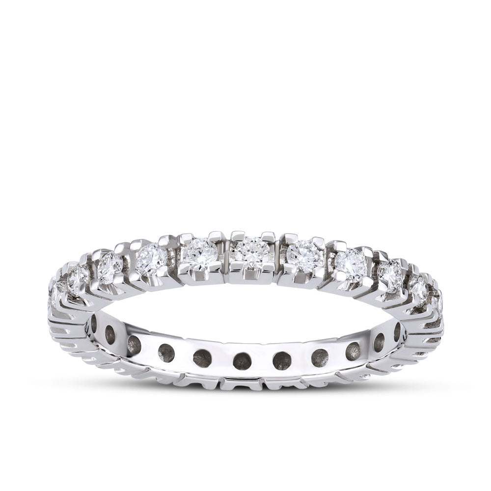 0.80 ct. Memoire Diamantring