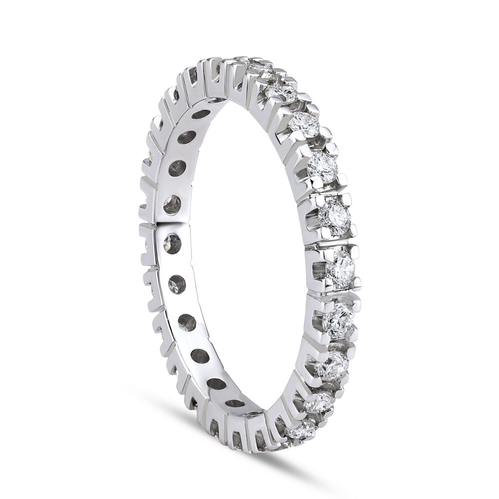 0.80 ct. Memoire Diamantring