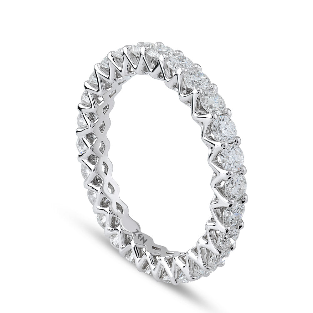 1.50 ct. Memoire Diamantring