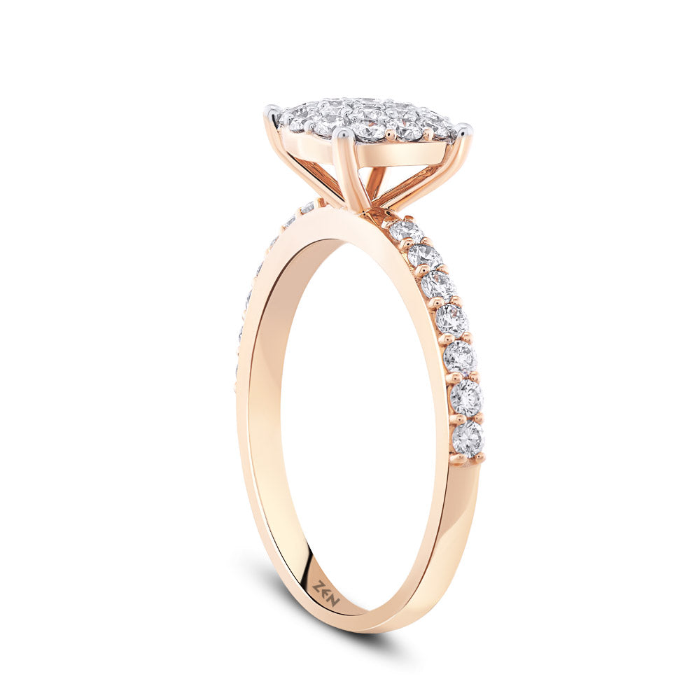 0.68 ct. Design Diamantring