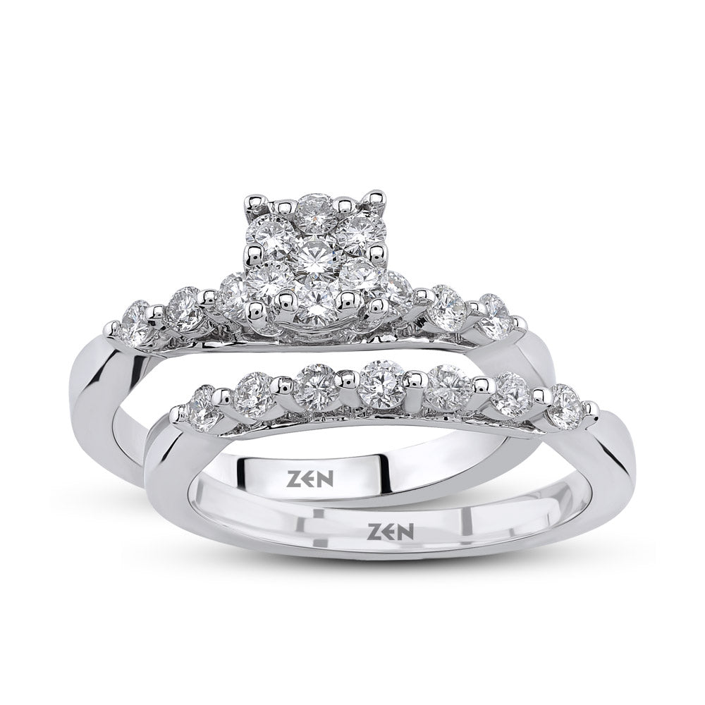 0.61 ct. Twins Diamant Verlobungsring