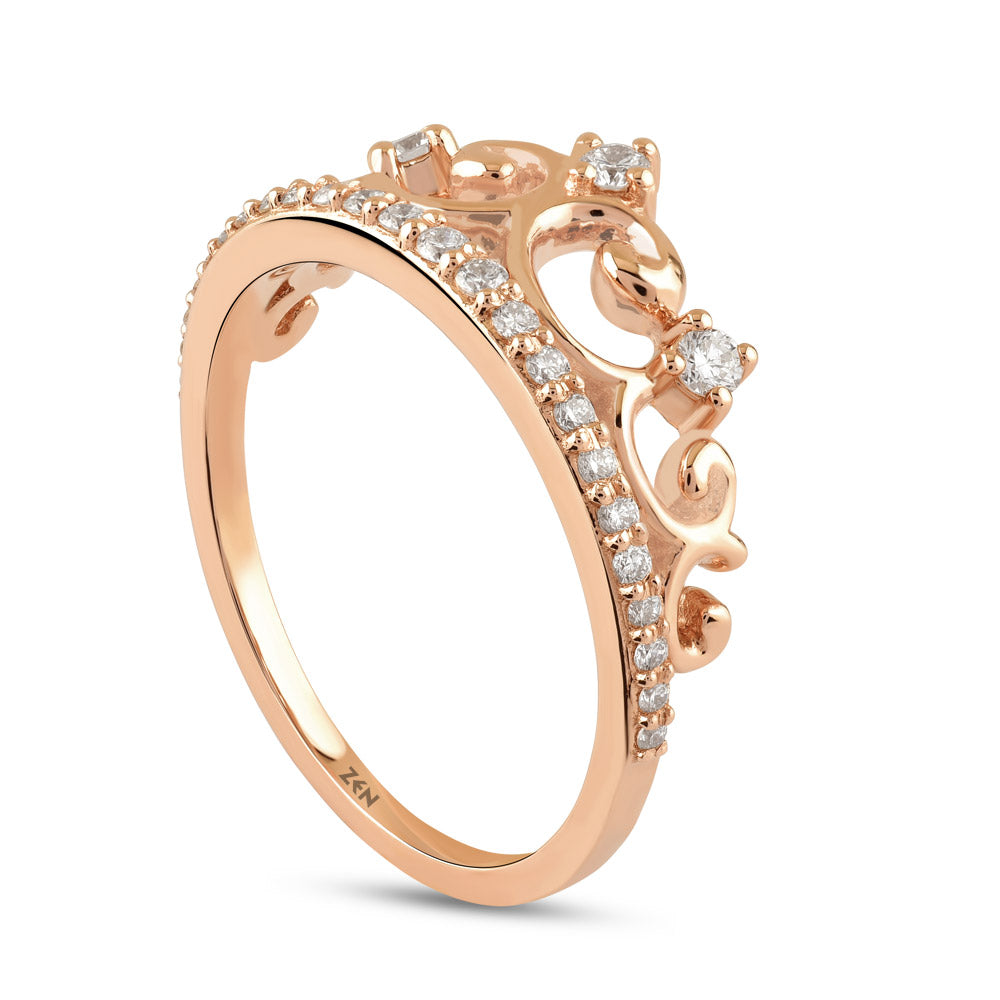 0.25 ct. Krone Diamantring