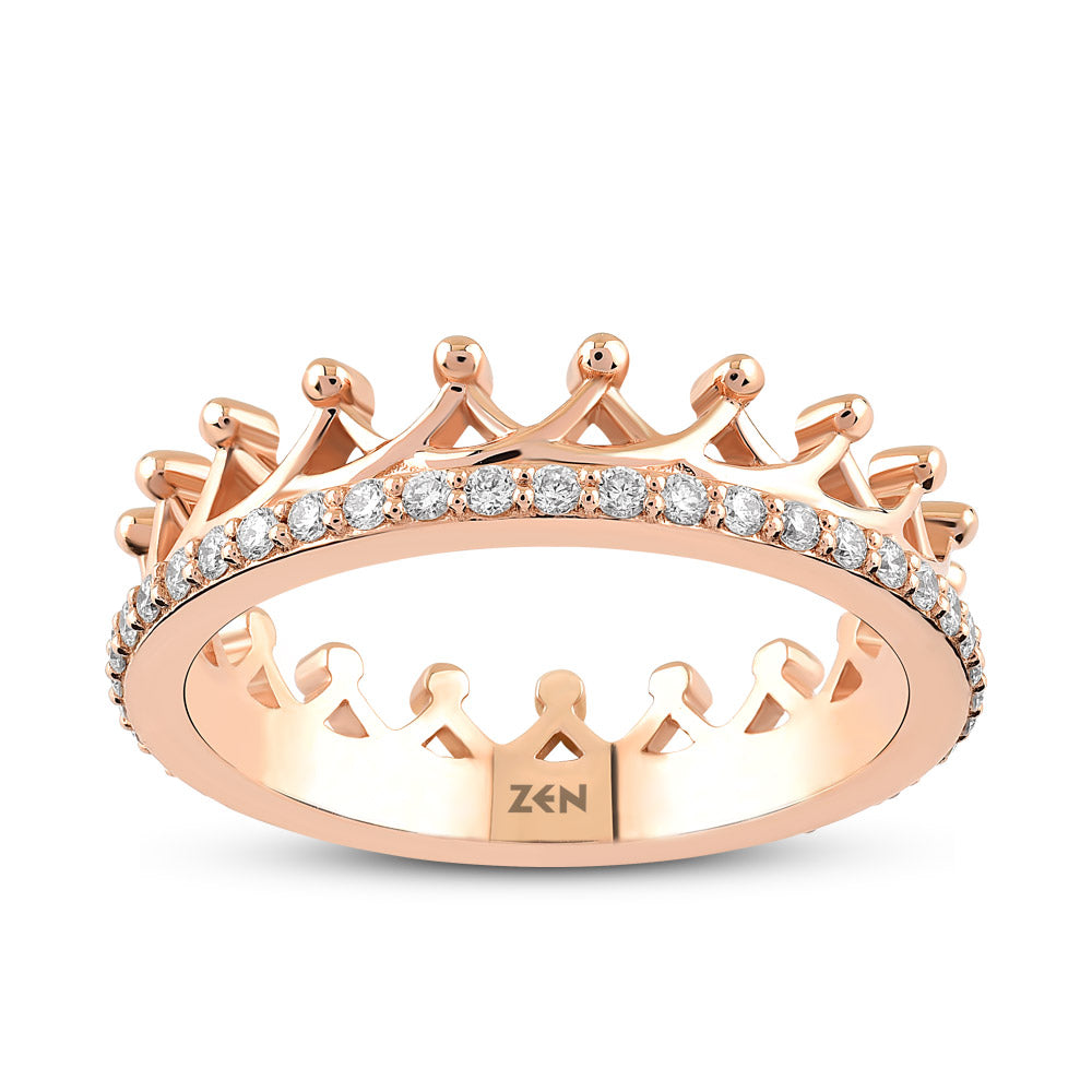 0.33 ct. Krone Diamantring