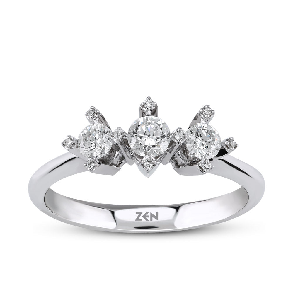 0.41 ct. Tria Diamantring