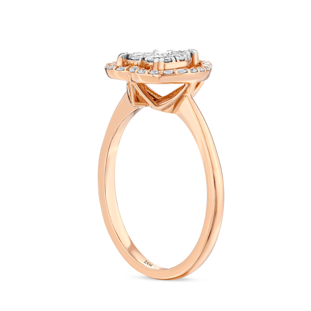 0.40 ct. Herz Diamantring