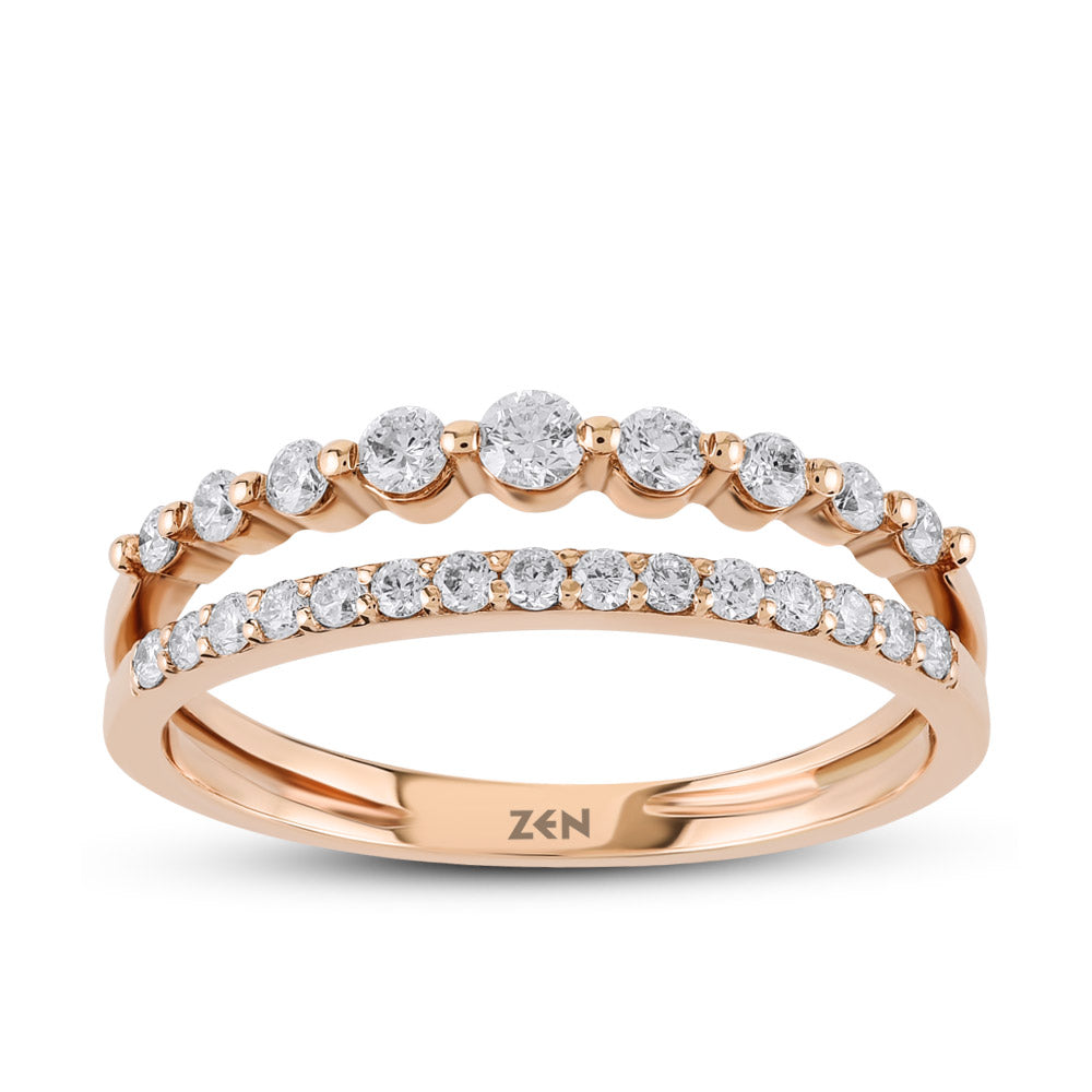 0.36 ct. Duett Diamantring
