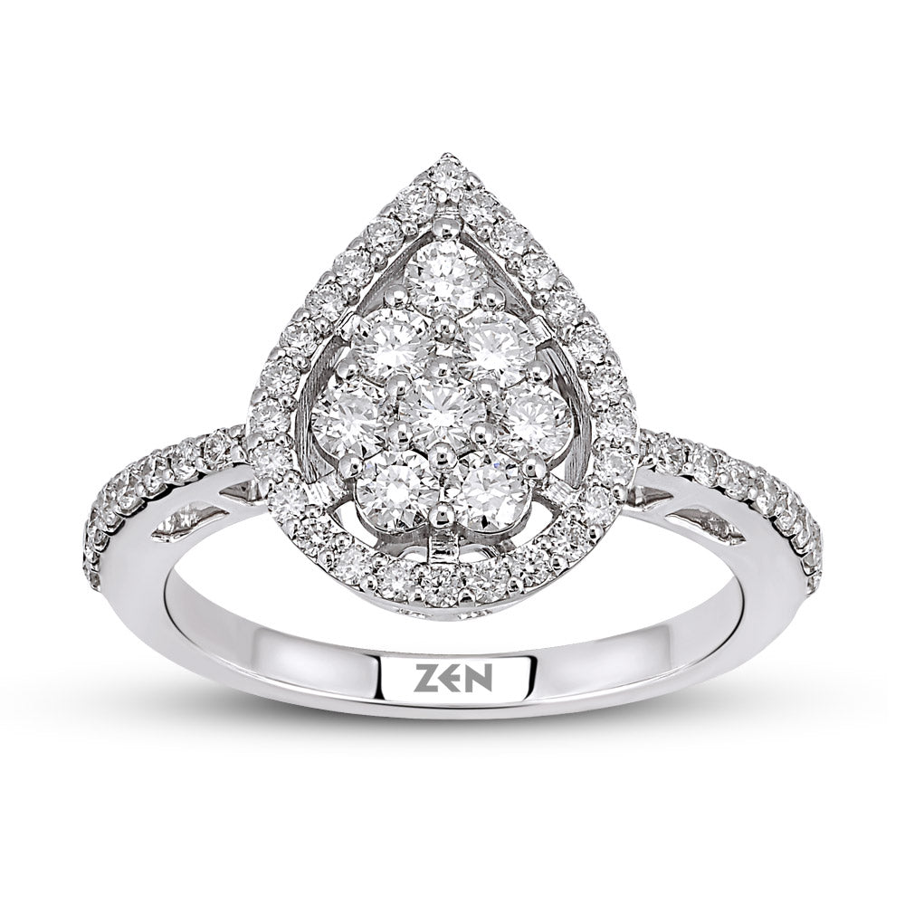 0.76 ct. Design Diamantring