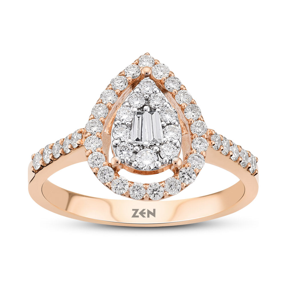 0.54 ct. Design Diamantring