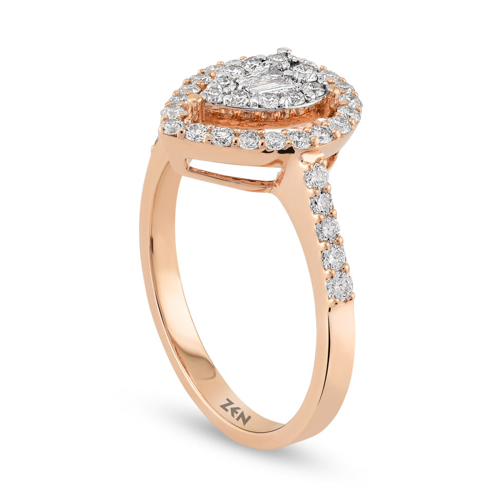 0.54 ct. Design Diamantring