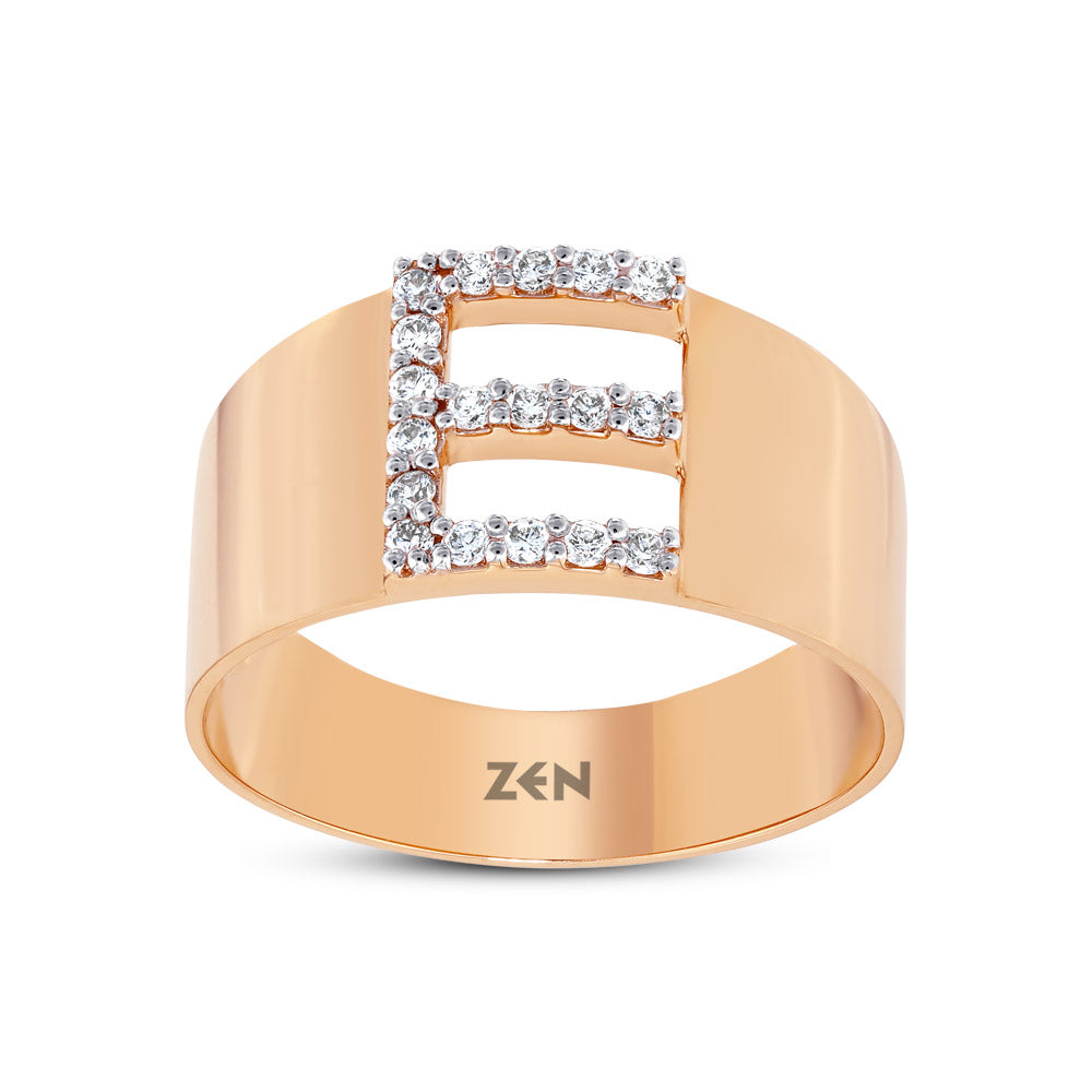 0.15 ct. Buchstabe E Diamantring