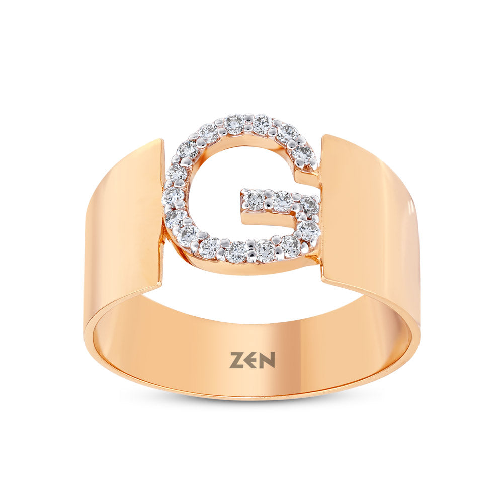 0.12 ct. Buchstabe G Diamantring