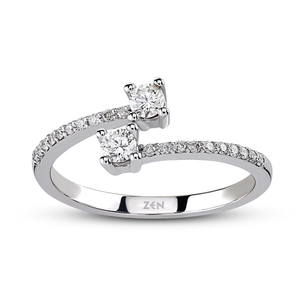 0.50 ct. Zweisamkeit Diamantring