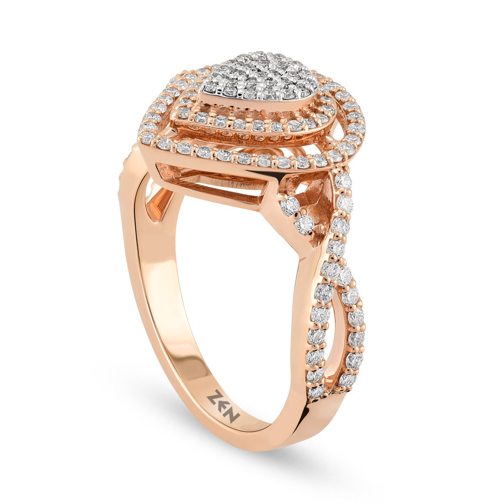 0.59 ct. Design Diamantring