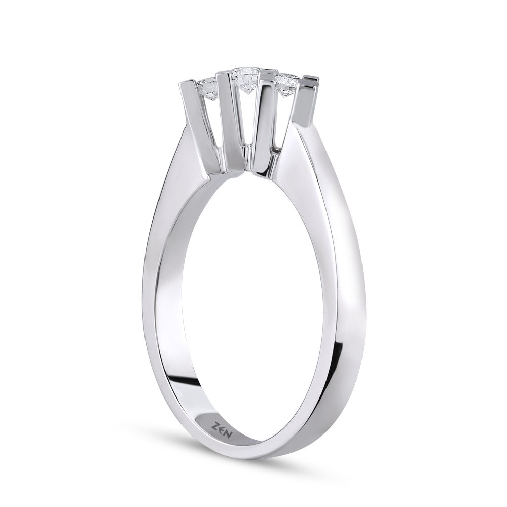 0.18 ct. Tria Diamantring