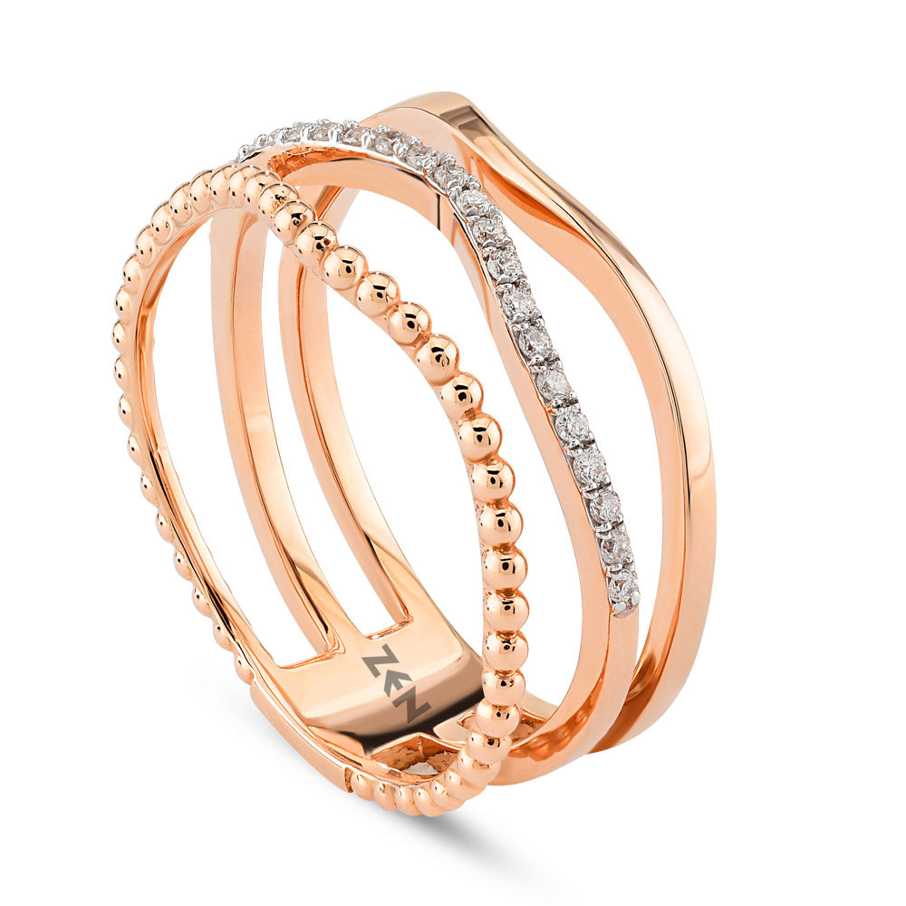0.11 ct. Design Diamantring