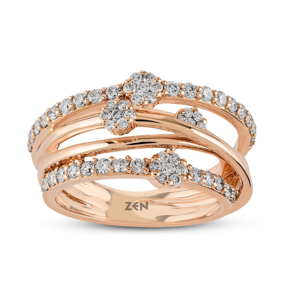 0.74 ct. Design Diamantring