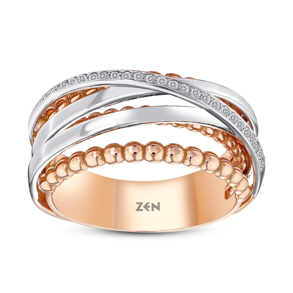 0.13 ct. Design Diamantring