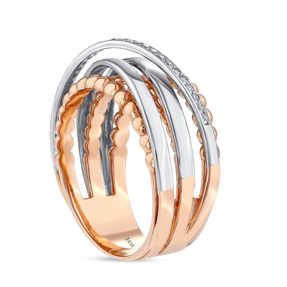0.13 ct. Design Diamantring