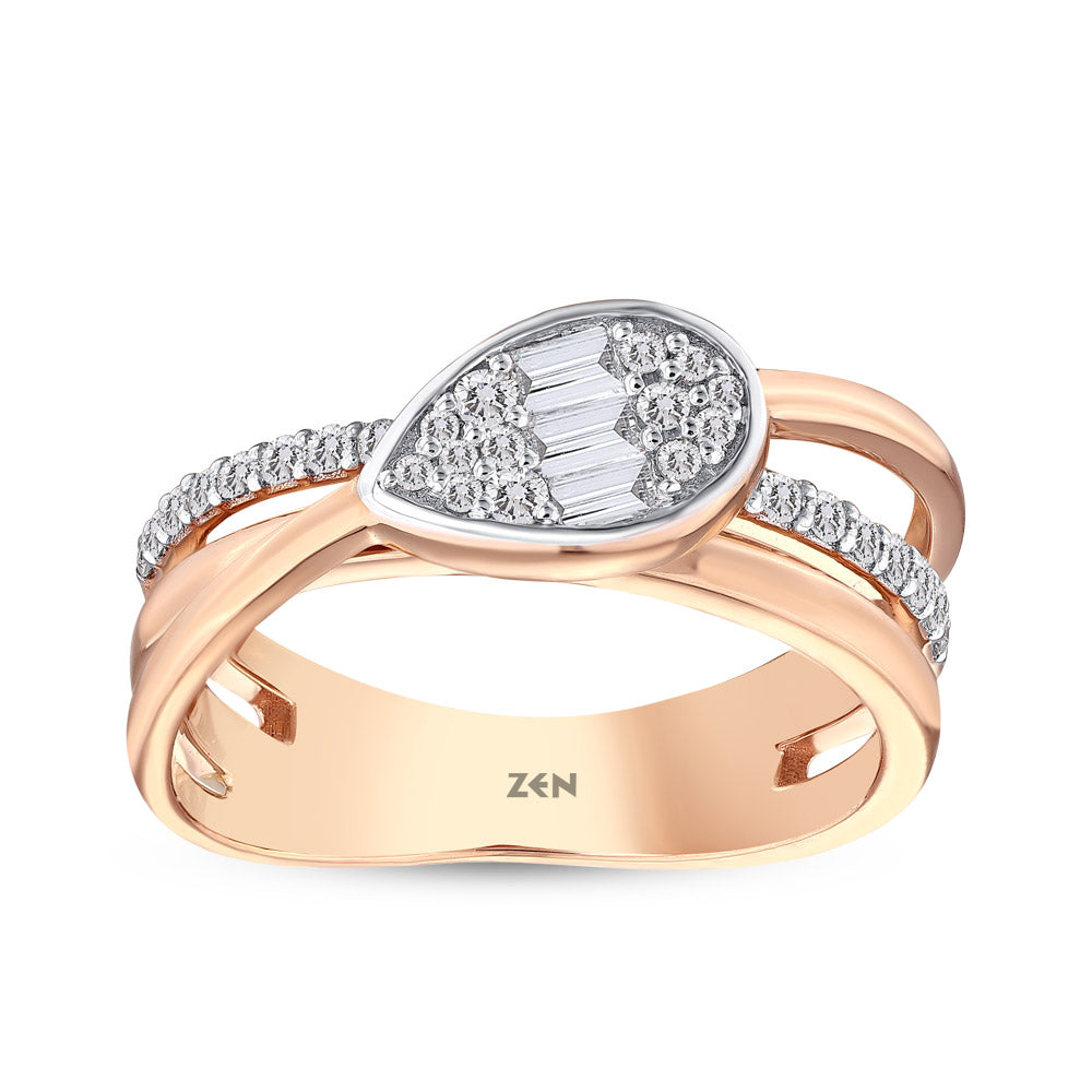 0.35 ct. Design Diamantring