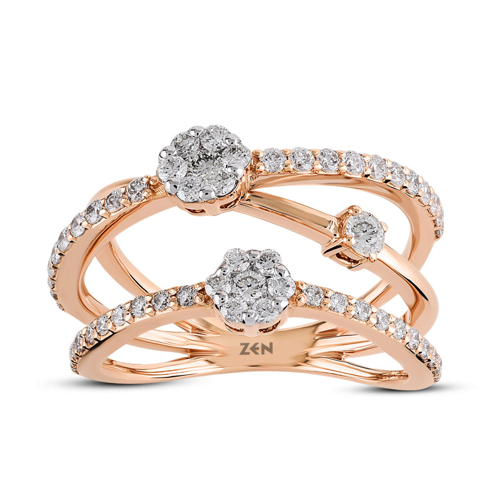0.74 ct. Design Diamantring
