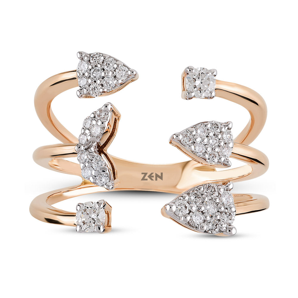 0.35 ct. Design Diamantring