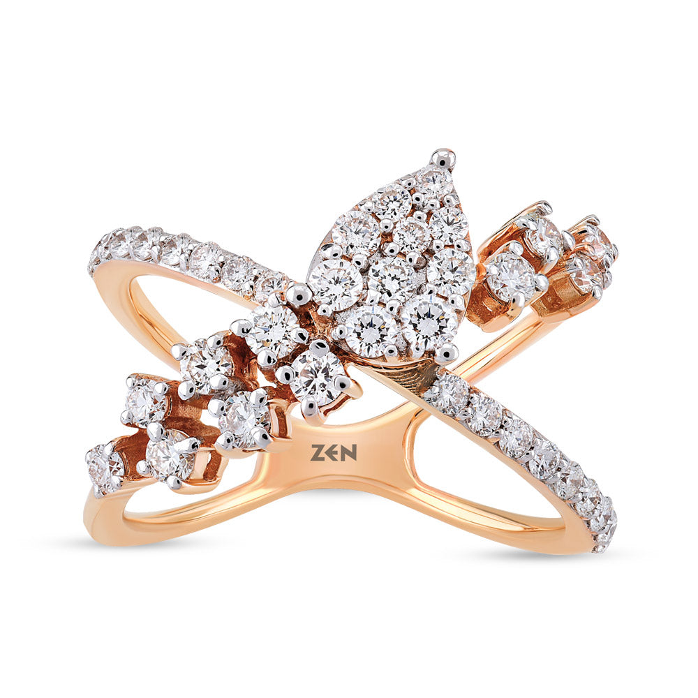 0.77 ct. Design Diamantring