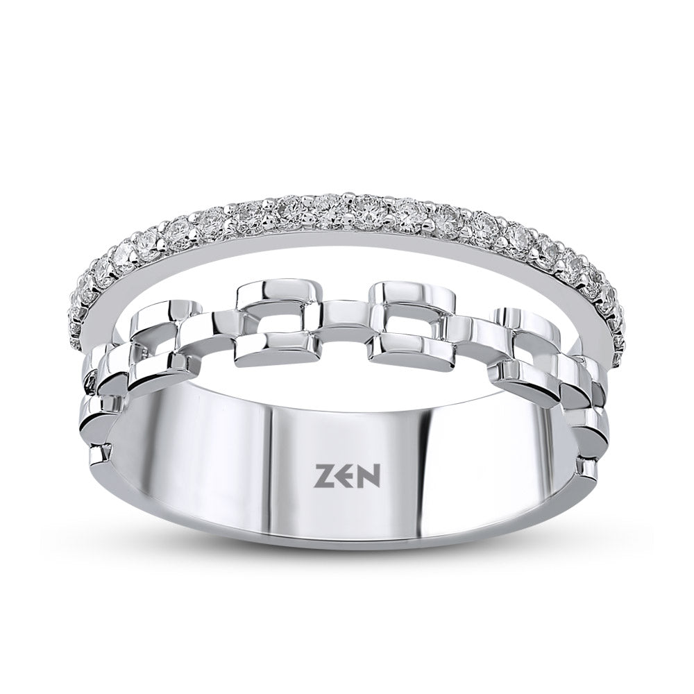 0.24 ct. Duett Diamantring