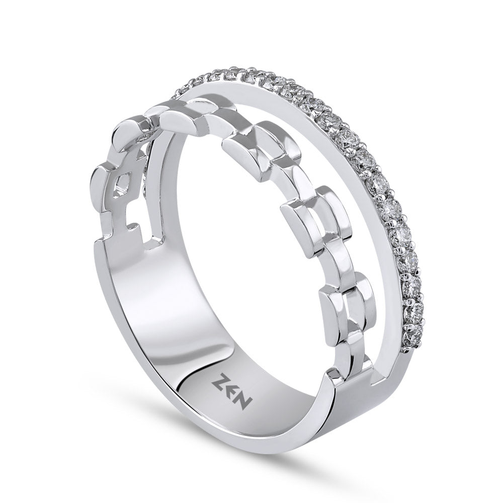 0.24 ct. Duett Diamantring