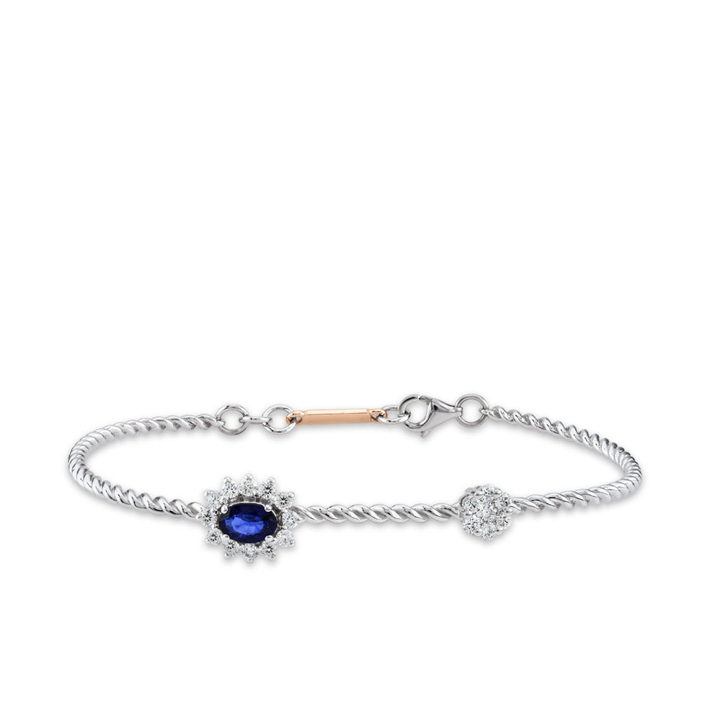 0.92 ct. Sapphire Bracelet