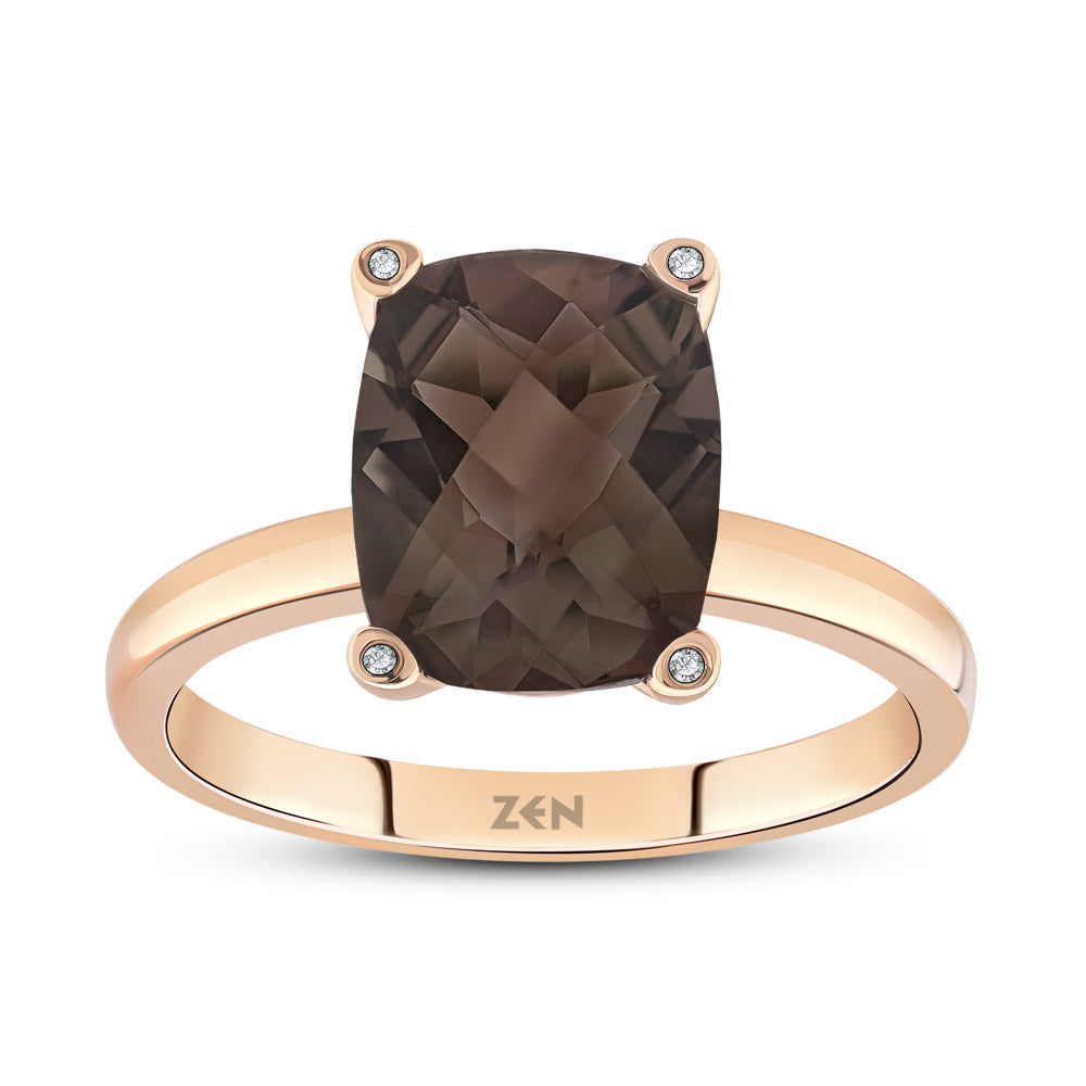 2.43 ct. Rauchquarz Ring