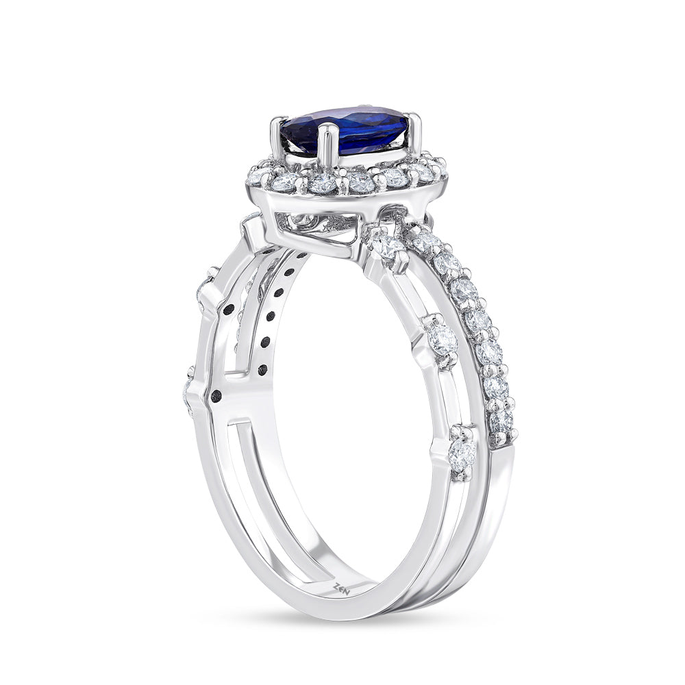 1.17 ct. Saphir Ring