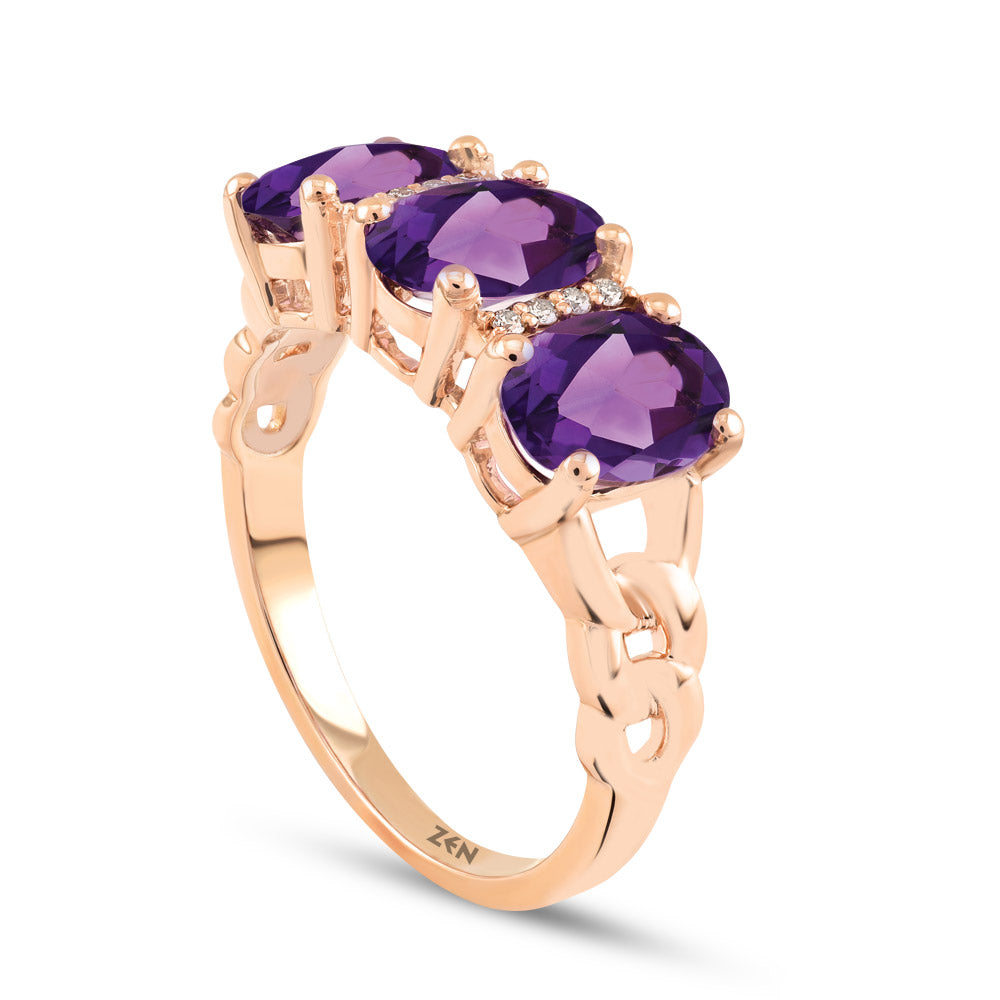 1.69 ct. Amethyst Ring