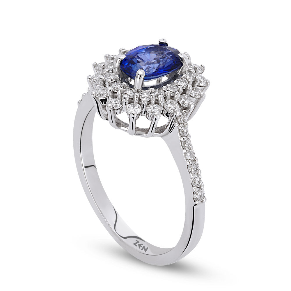 1.56 ct. Saphir Ring