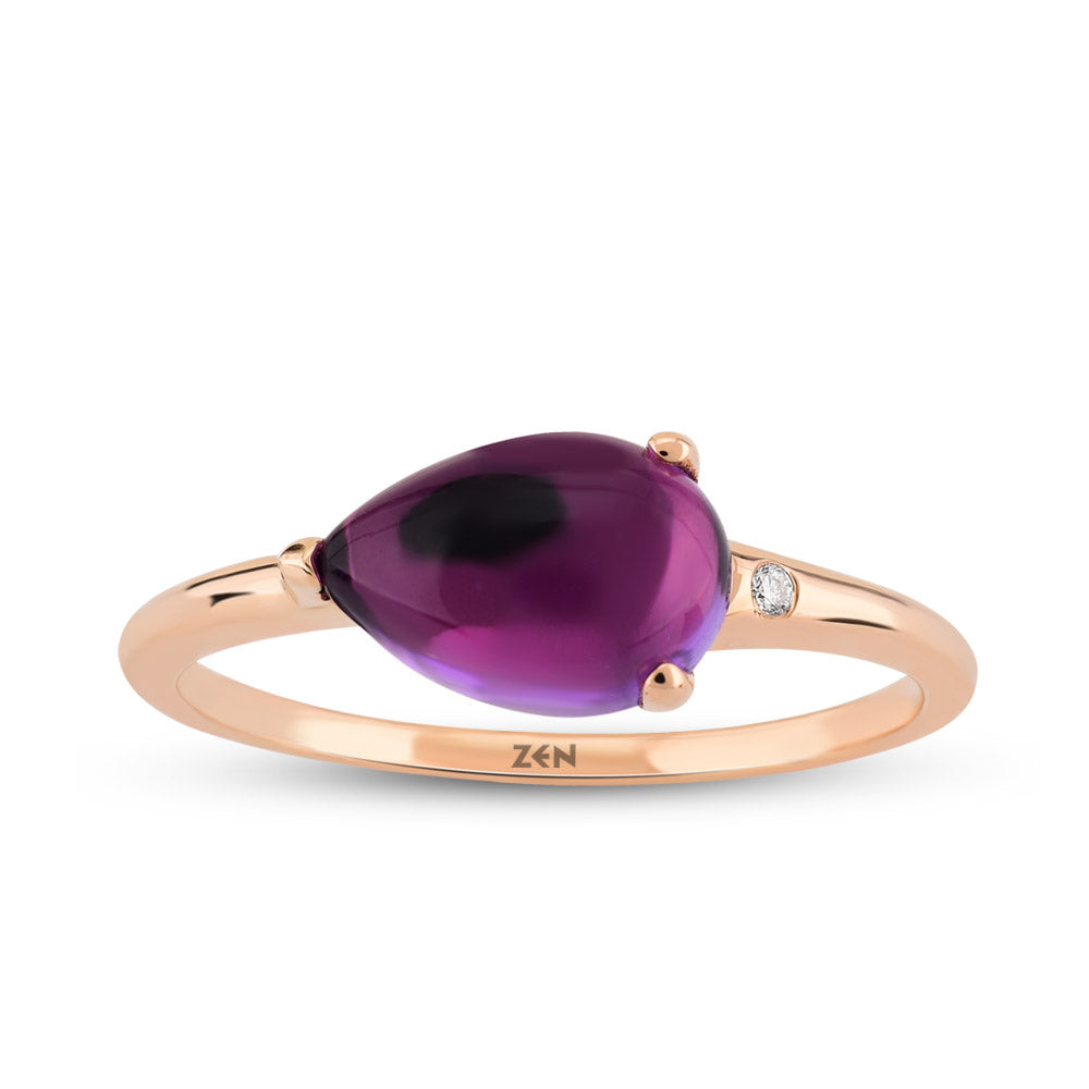 1.41 ct. Amethyst Ring