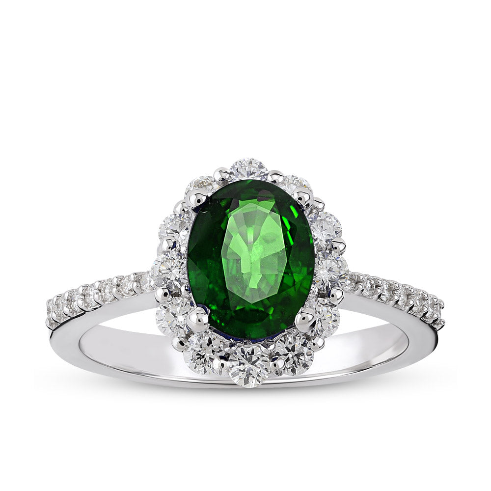 1.40 ct. Smaragd Ring
