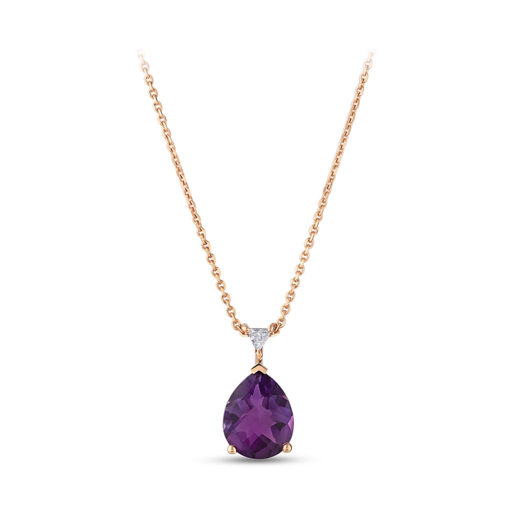 0.93 ct. Amethyst Halskette