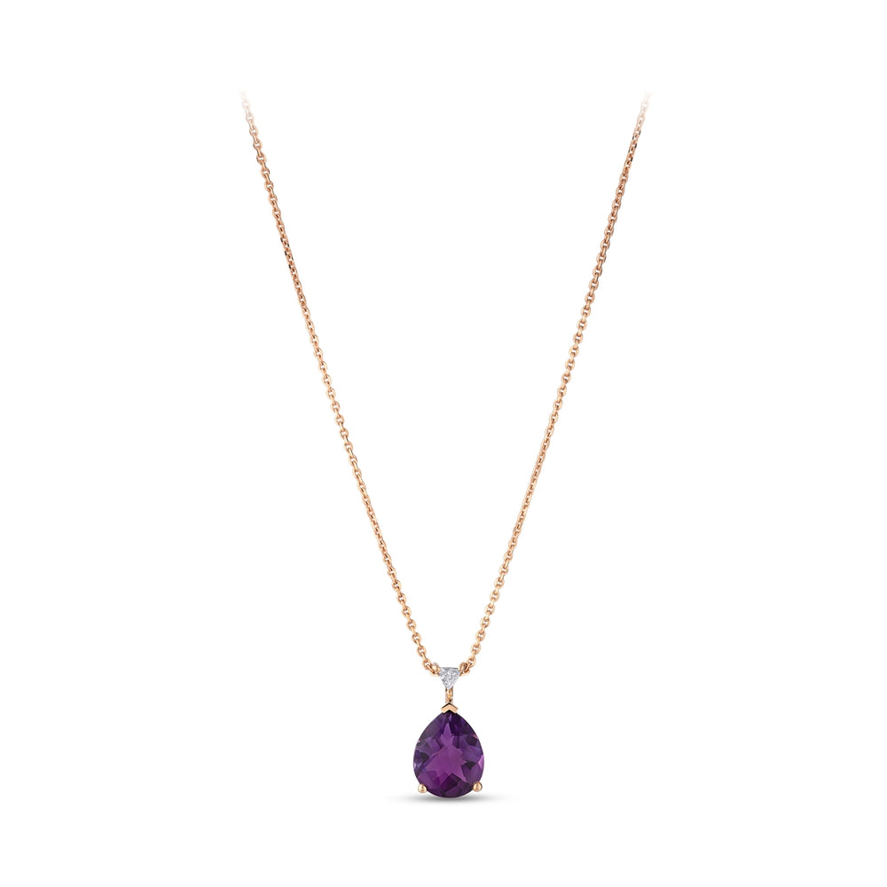 0.93 ct. Amethyst Halskette