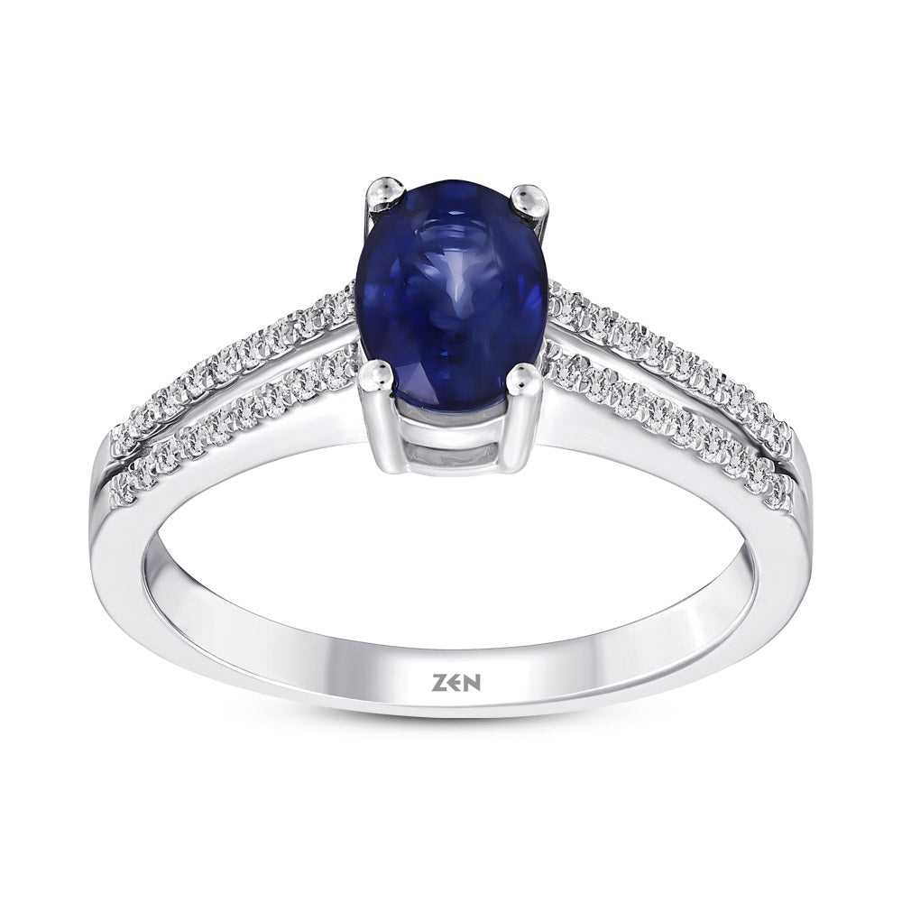 1.16 ct. Saphir Ring
