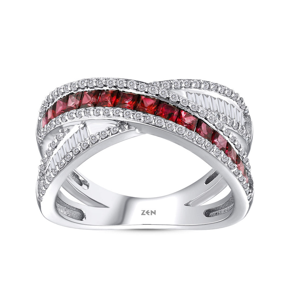 1.22 ct. Rubin Ring