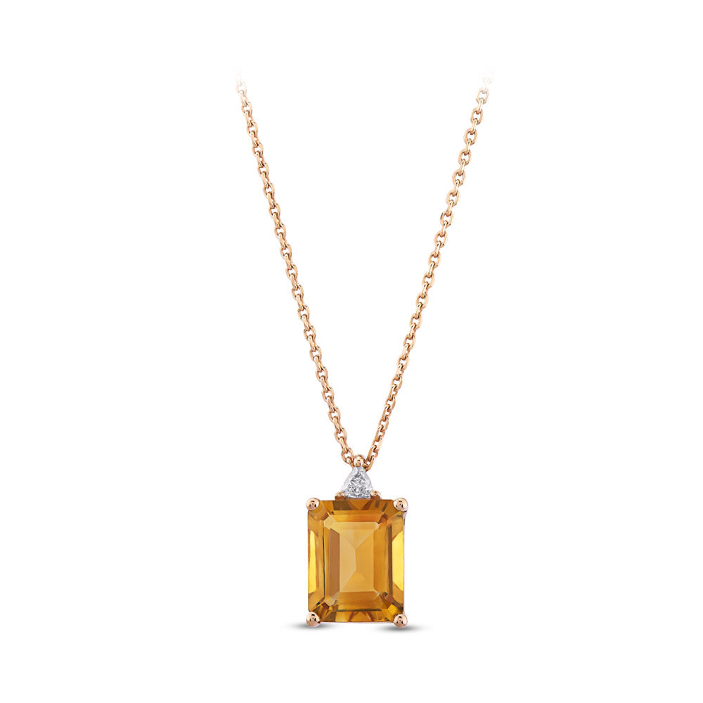 1.84 ct. Citrine Necklace
