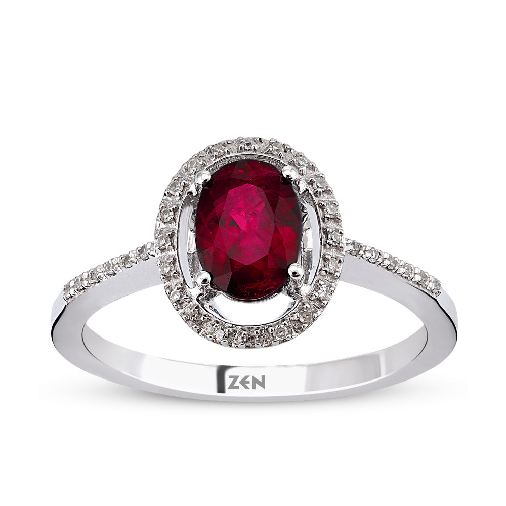 1.05 ct. Rubin Ring