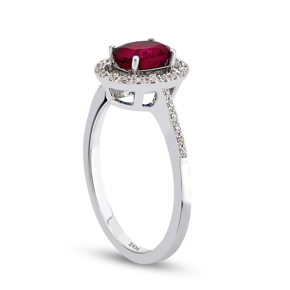 1.05 ct. Rubin Ring