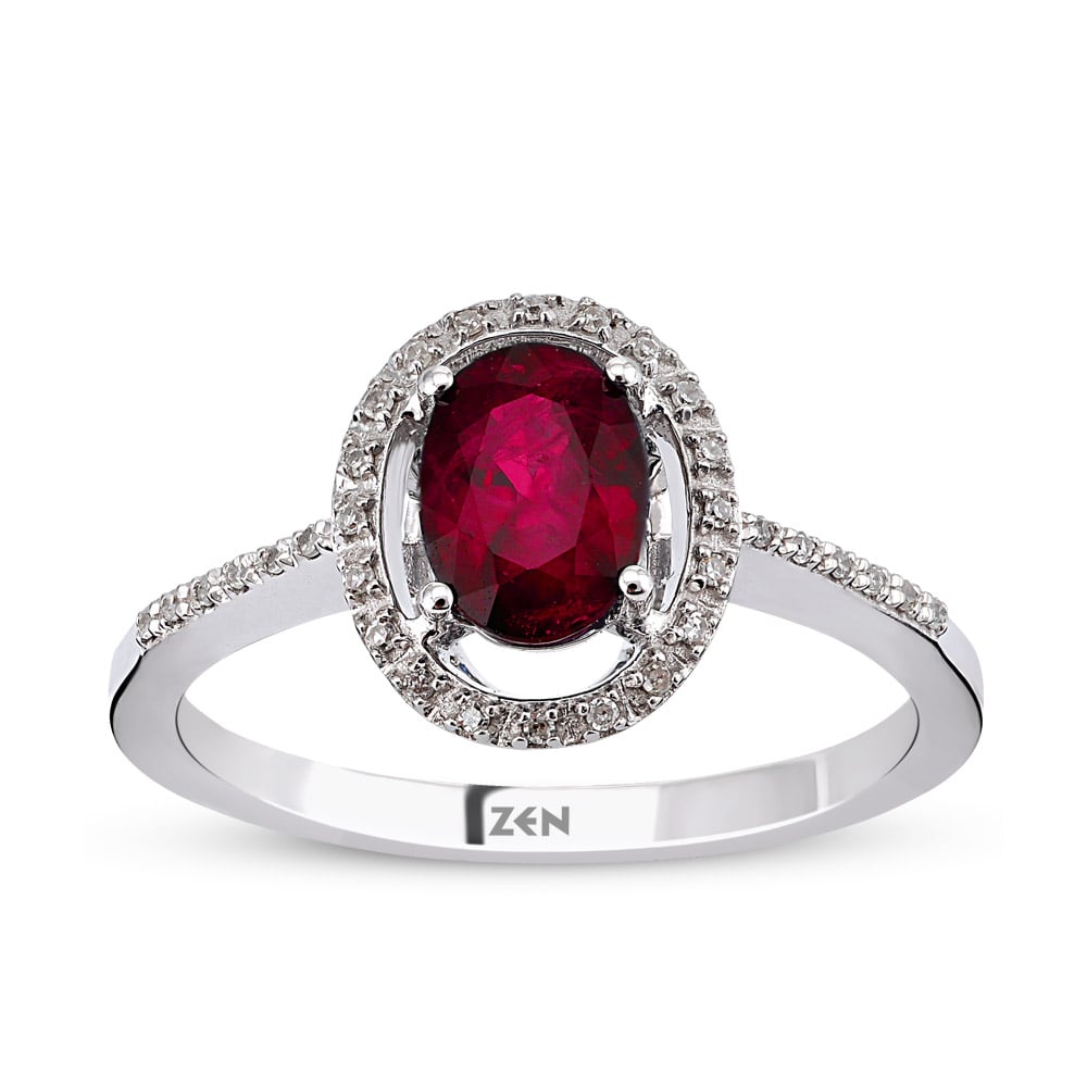1.06 ct. Rubin Ring