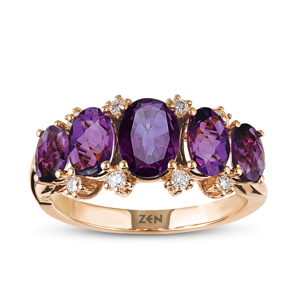 2.17 ct. Amethyst Ring