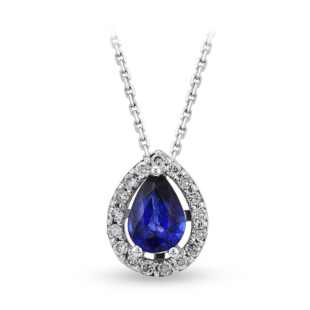 0.85 ct. Sapphire Necklace