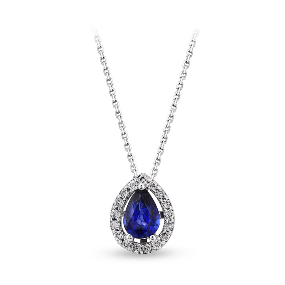0.85 ct. Sapphire Necklace