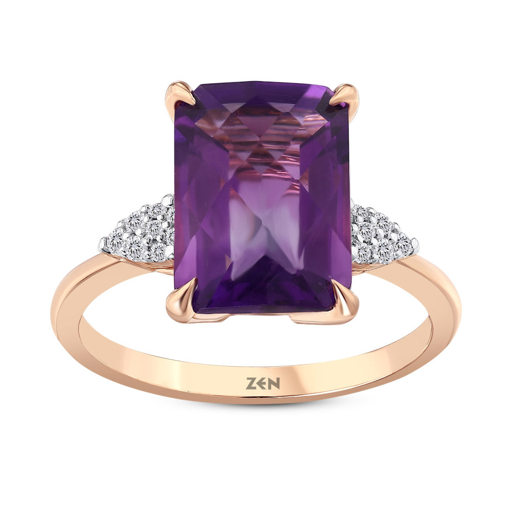 3.38 ct. Amethyst Ring